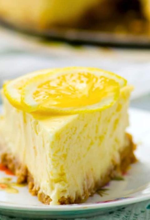 Jamie Oliver No Bake Lemon Cheesecake