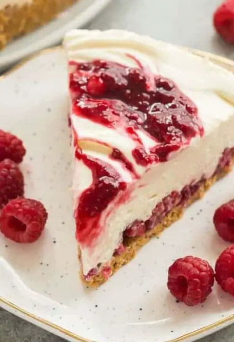 Jamie Oliver No Bake Raspberry and White Chocolate Cheesecake