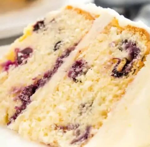 Mary Berry Lemon and Blueberry Cake