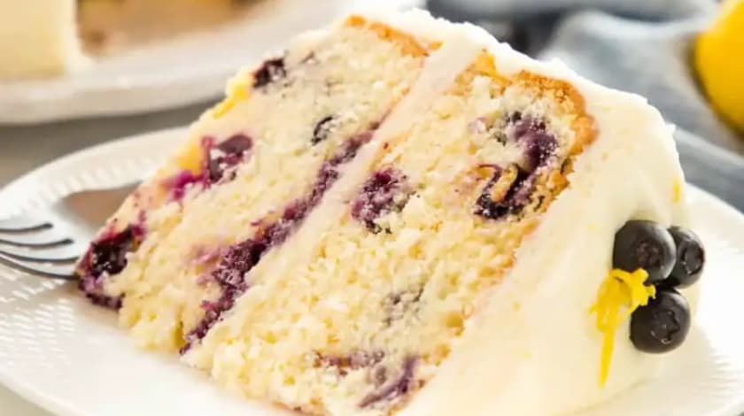 Mary Berry Lemon and Blueberry Cake