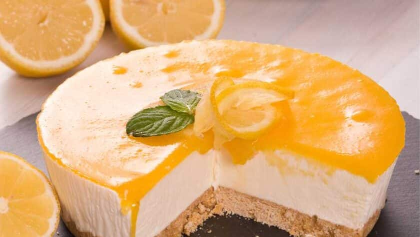 Nigella Lawson No Bake Lemon Curd Cheesecake