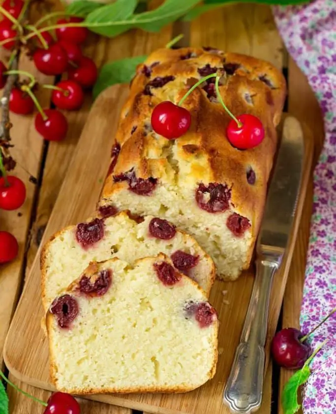 Delia Smith Cherry and Coconut Cake Recipe