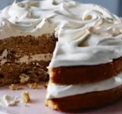 Hairy Bikers Coffee and Walnut Cake