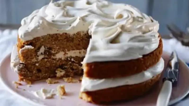 Hairy Bikers Coffee and Walnut Cake