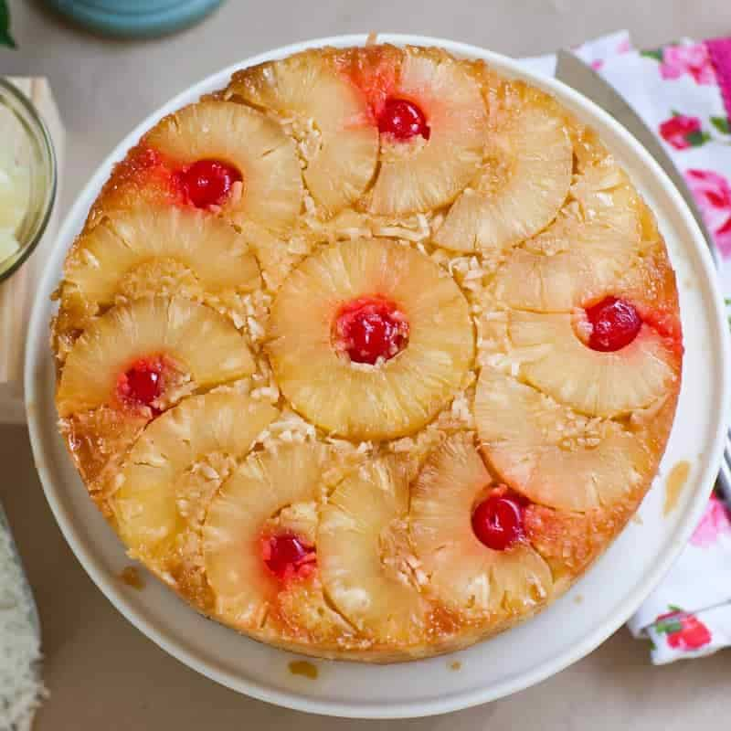 Hairy Bikers Pineapple Upside Down Cake