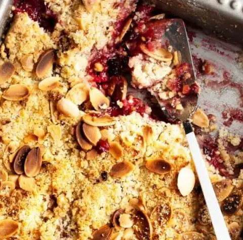 Hairy Bikers Plum Crumble Recipe