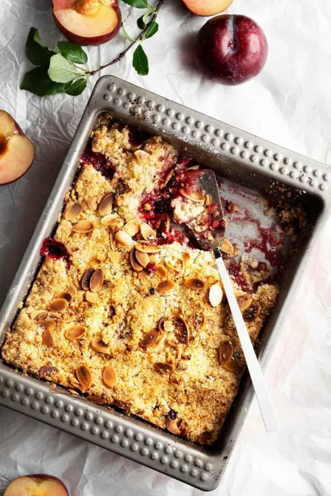 Hairy Bikers Plum Crumble Recipe