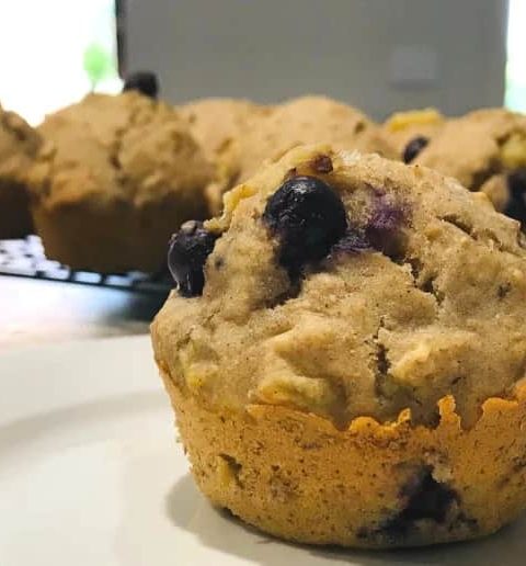 Jamie Oliver Blueberry and Banana Muffins