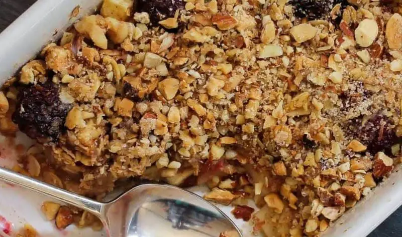 Mary Berry Apple and Blackberry Crumble