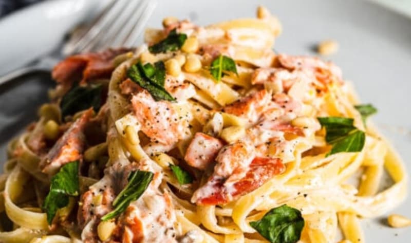 Mary Berry Hot Smoked Salmon Linguine