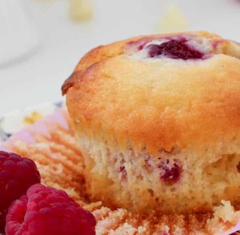 Mary Berry Raspberry and White Chocolate Muffins