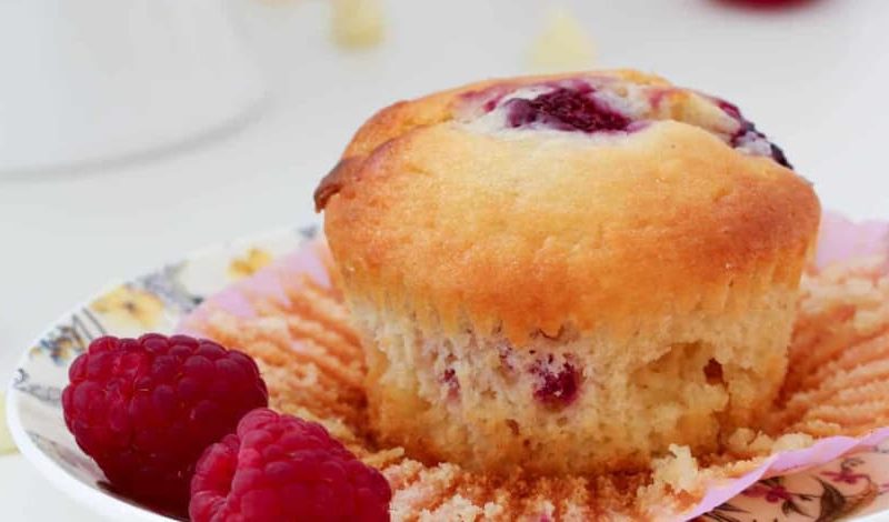 Mary Berry Raspberry and White Chocolate Muffins