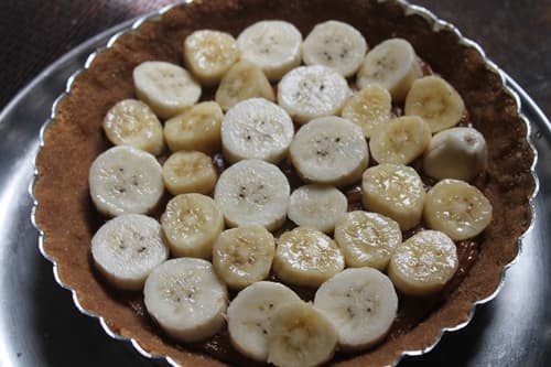 Add the Bananas in the Mary Berry Banoffee Pie