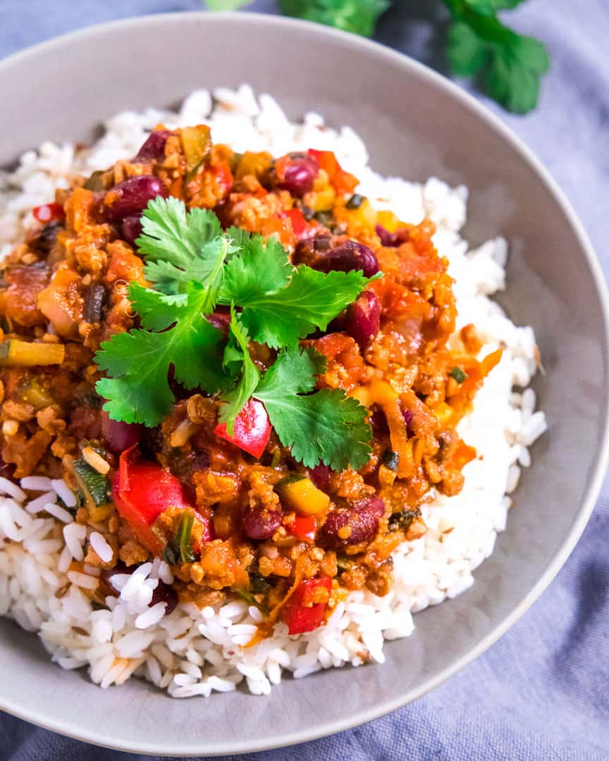 Hairy Bikers Vegetarian Chilli Con Carne British Baking Recipes