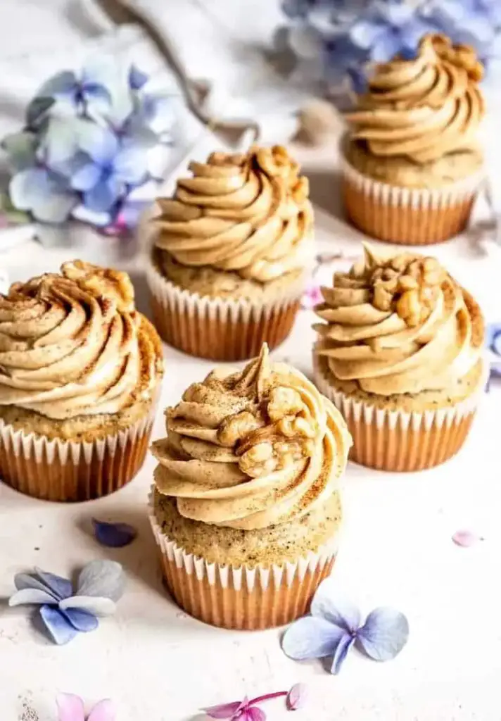 Mary Berry Coffee and Walnut Cupcakes 