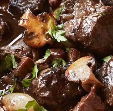 Hairy Bikers Slow Cooker Beef Bourguignon