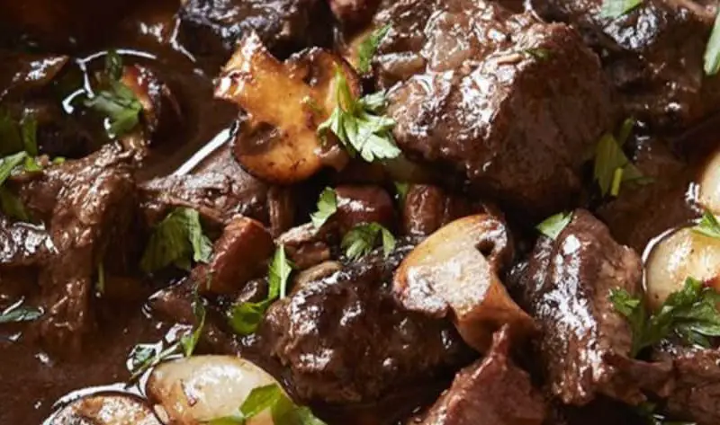 Hairy Bikers Slow Cooker Beef Bourguignon