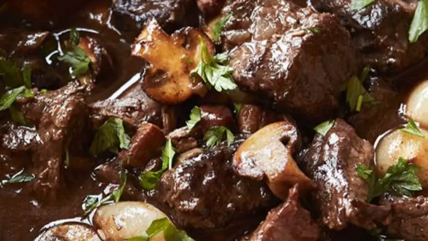 Hairy Bikers Slow Cooker Beef Bourguignon