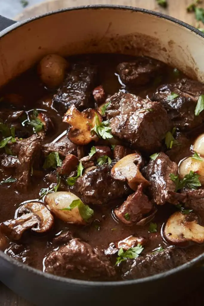 Hairy Bikers Slow Cooker Beef Bourguignon Recipe