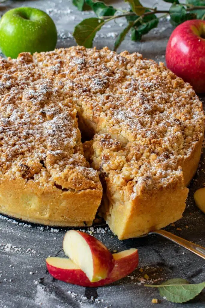 James Martin Apple Crumble Cake Recipe - British Baking Recipes