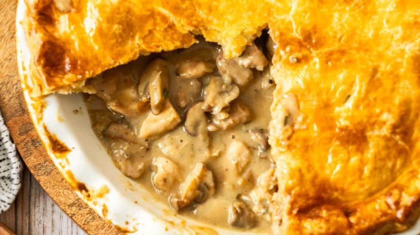 Jamie Oliver Chicken and Mushroom Pie 30 Minute Meals