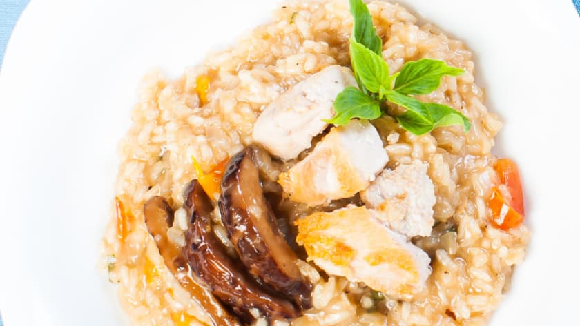 Jamie Oliver Chicken and Mushroom Risotto