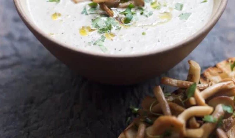 Jamie Oliver Cream of Mushroom Soup