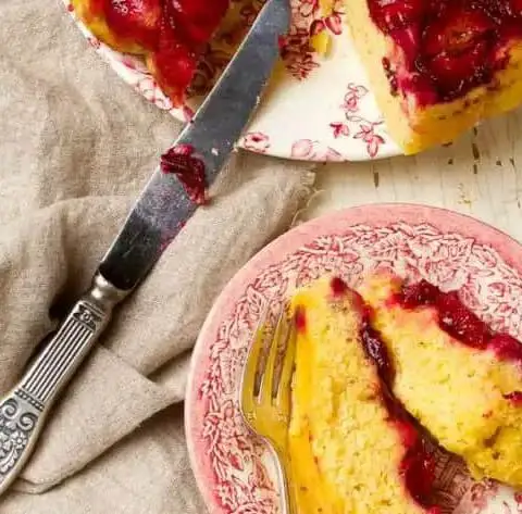 Jamie Oliver Plum Upside Down Cake