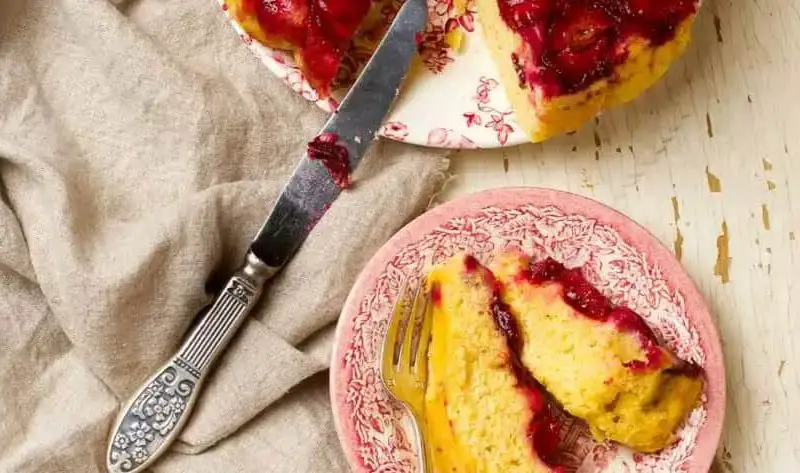 Jamie Oliver Plum Upside Down Cake