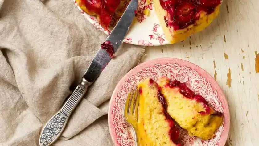 Jamie Oliver Plum Upside Down Cake