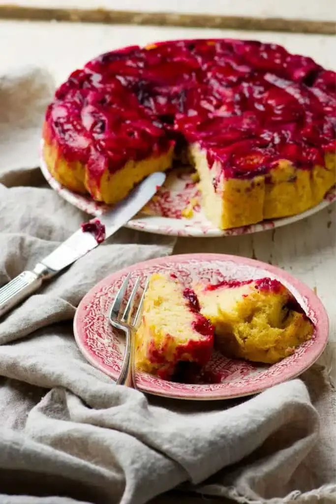 Jamie Oliver Plum Upside Down Cake