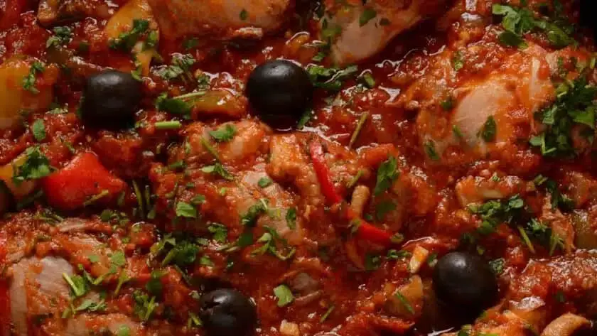 Jamie Oliver Slow Cooker Chicken Cacciatore