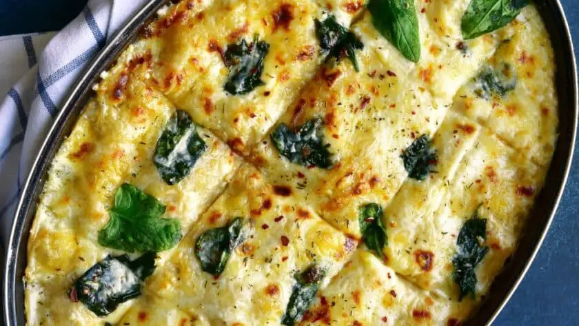 Jamie Oliver Spinach and Ricotta Lasagne