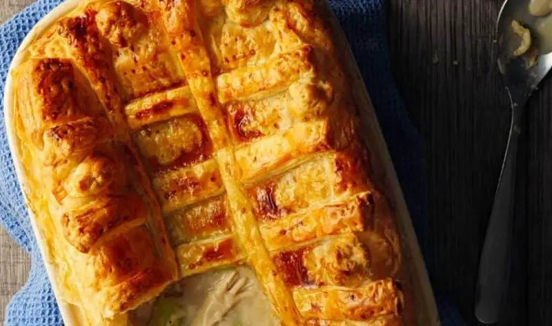 Jamie Oliver Turkey Ham and Leek Pie