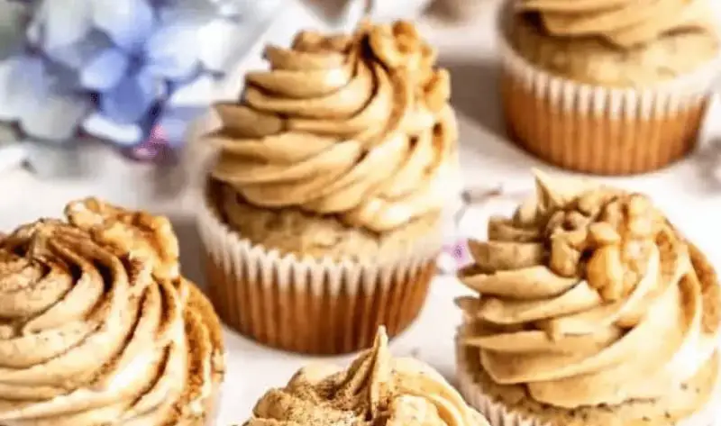 Mary Berry Coffee and Walnut Cupcakes 