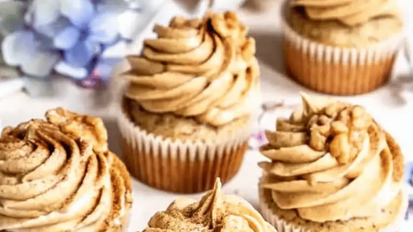 Mary Berry Coffee and Walnut Cupcakes 