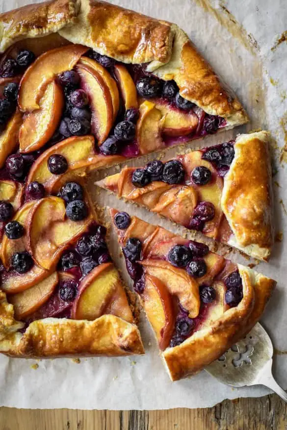 Mary Berry Pear and Blueberry Galette