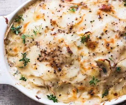 Mary Berry Potato and Onion Gratin