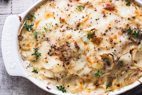 Mary Berry Potato and Onion Gratin