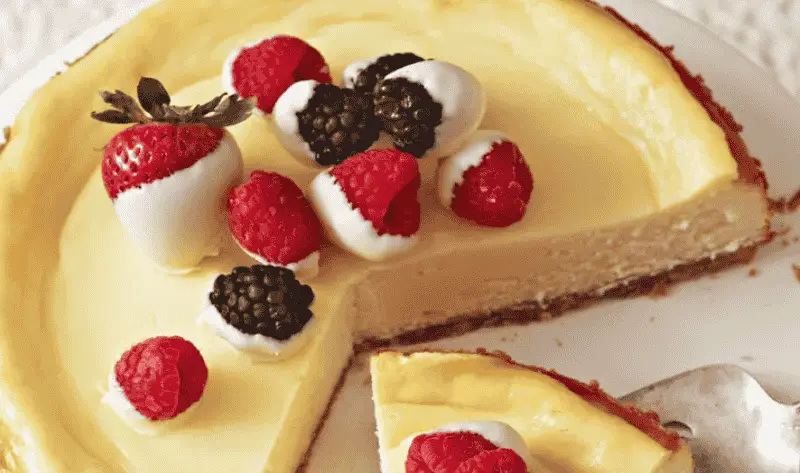 Mary Berry White Chocolate Cheesecake