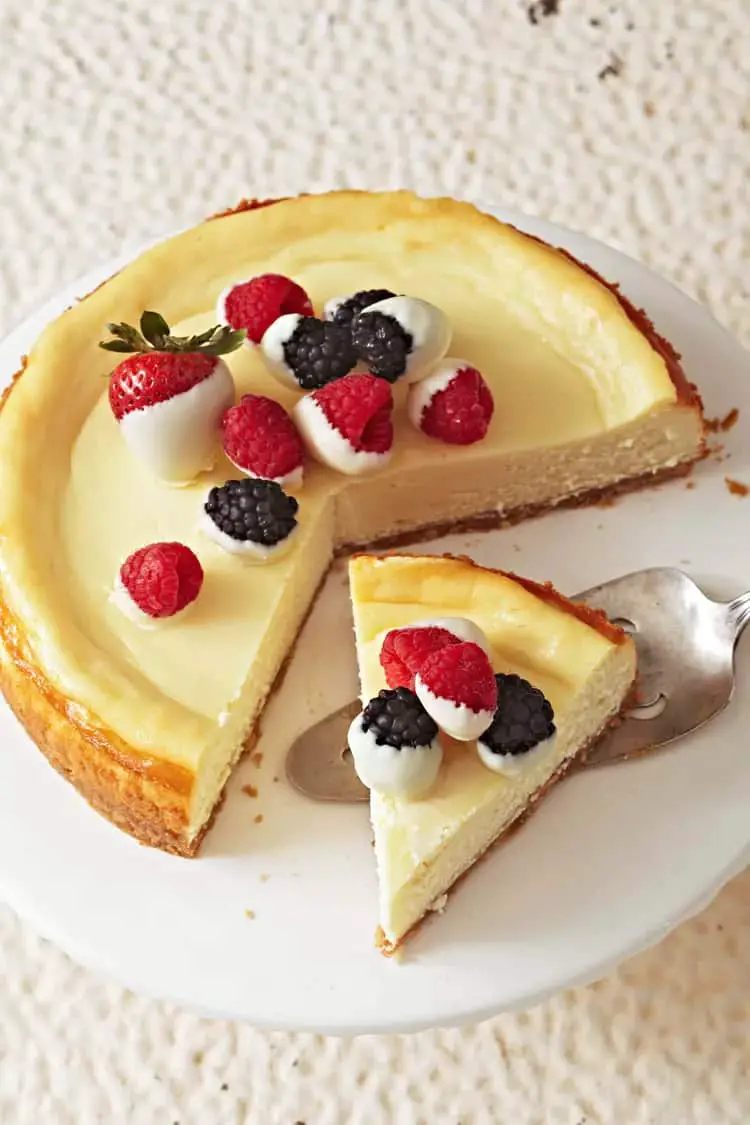 Mary Berry White Chocolate Cheesecake