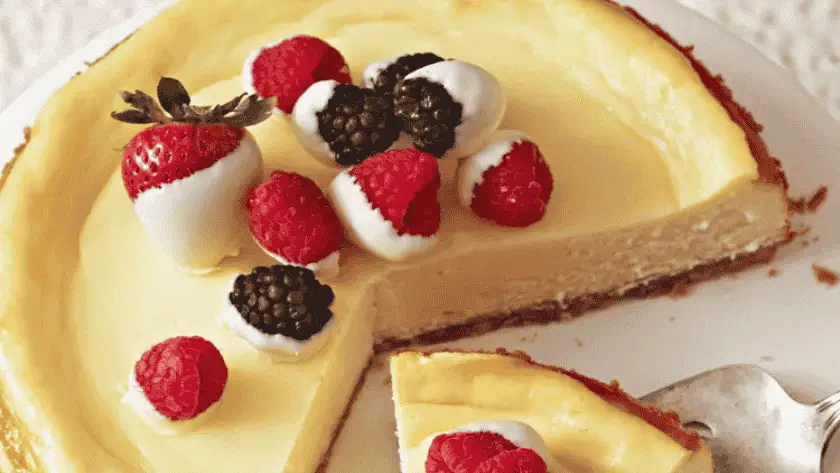 Mary Berry White Chocolate Cheesecake