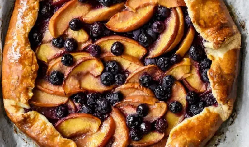 Mary Berry Pear and Blueberry Galette