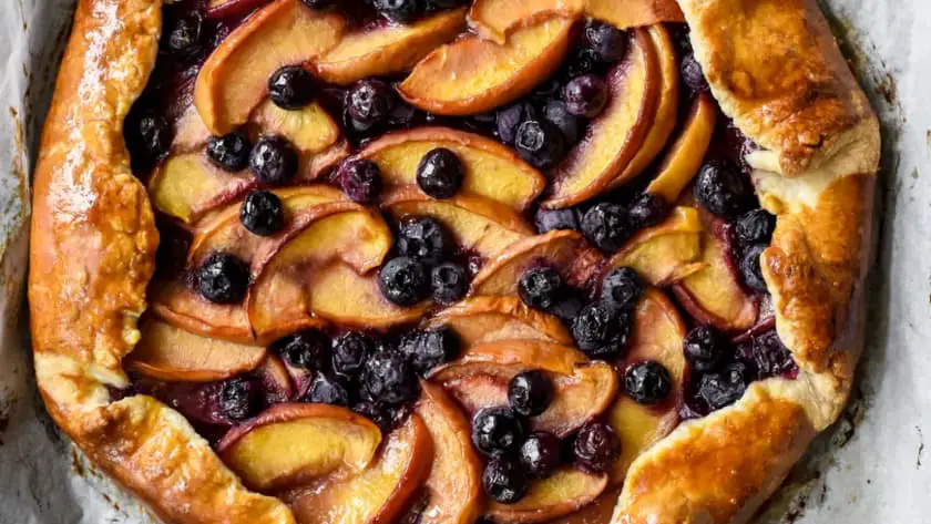 Mary Berry Pear and Blueberry Galette