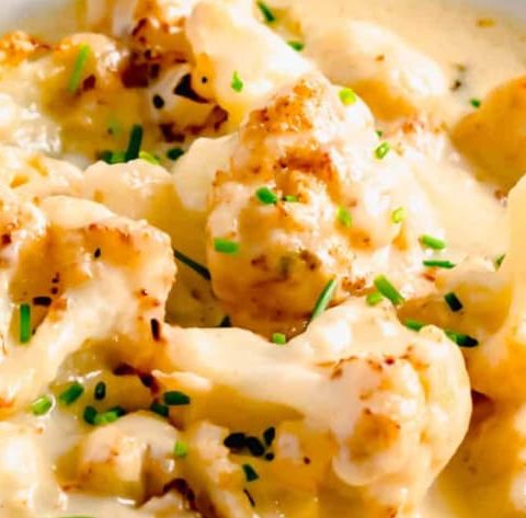 Air Fryer Cauliflower Cheese recipe