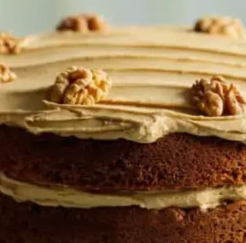 Delia Smith Coffee and Walnut Cake