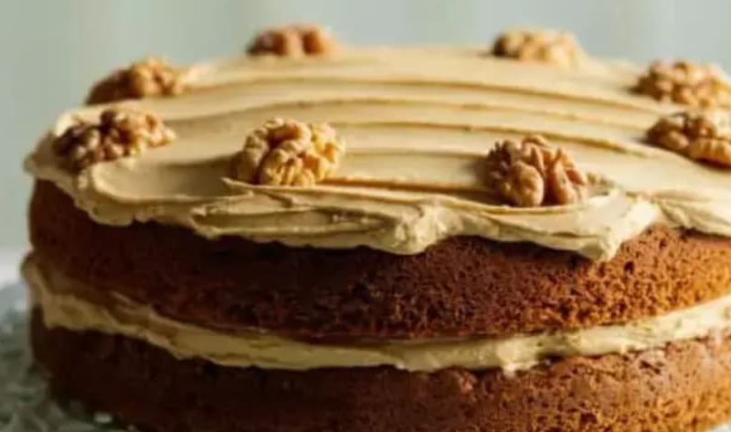 Delia Smith Coffee and Walnut Cake