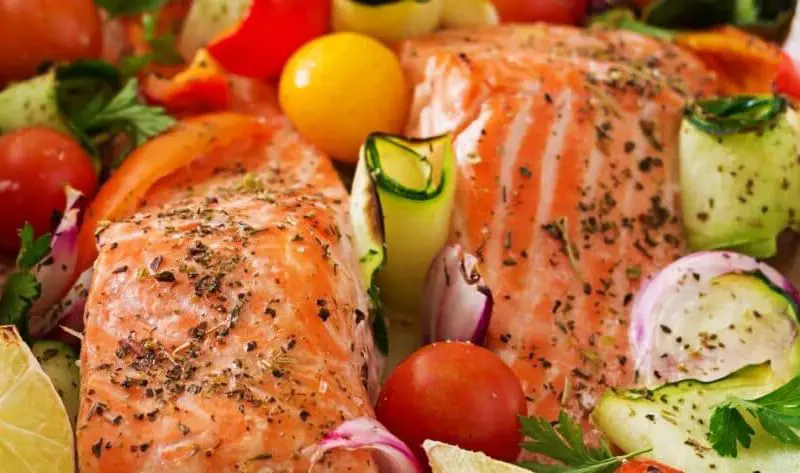 Hairy Bikers Salmon Tray Bake