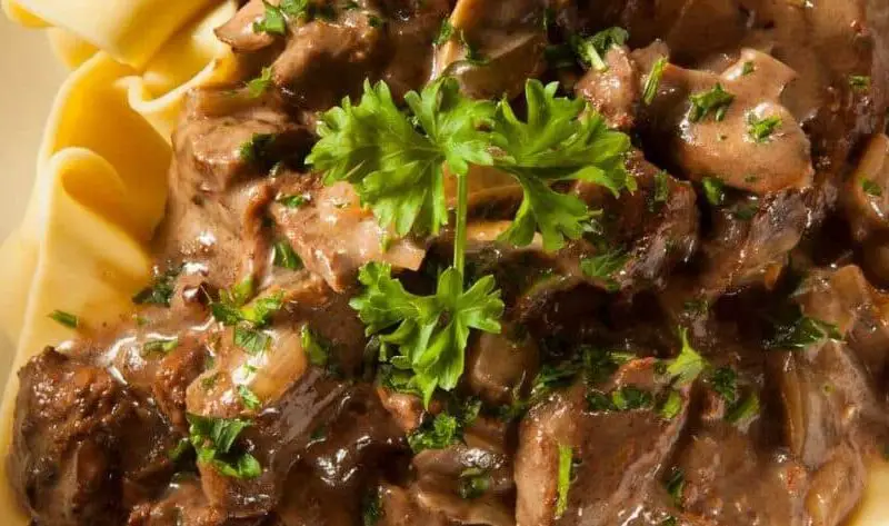 James Martin Beef Stroganoff