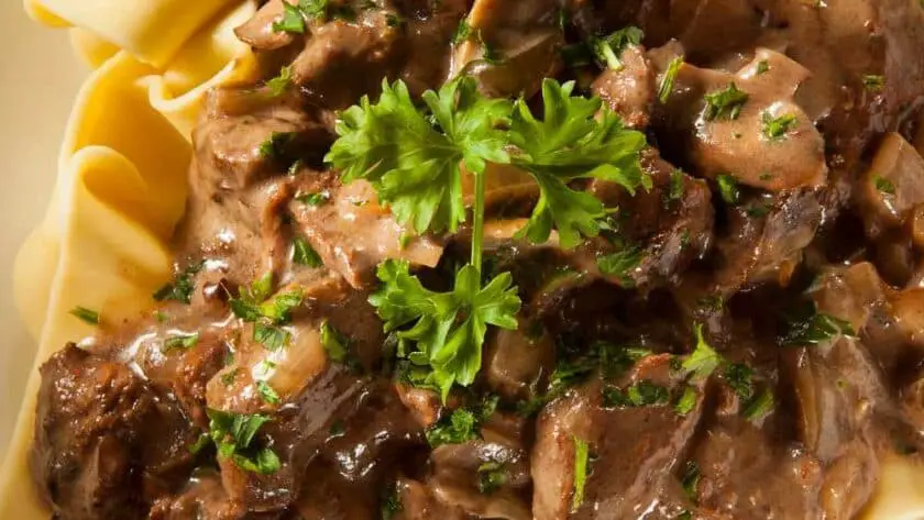 James Martin Beef Stroganoff